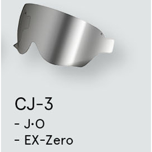 Shoei Shoei Visor J.O./Ex Zero Internal Sun Visor Spec Silver CJ3